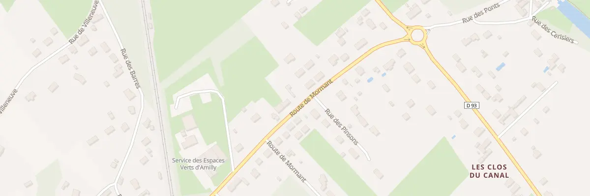 Plan du 220 Rue de Mormant à Amilly