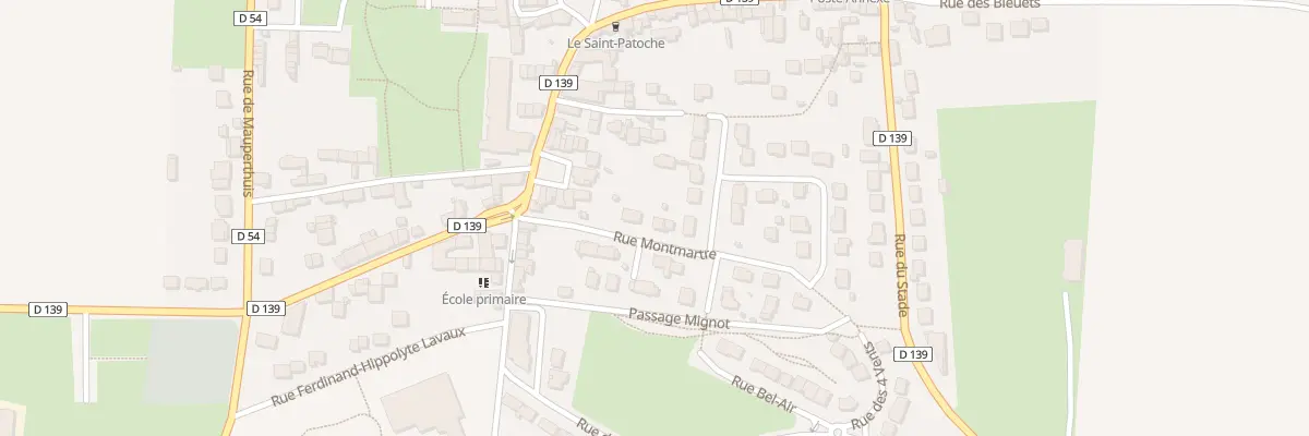 Plan du 3 Rue Montmartre à Charny