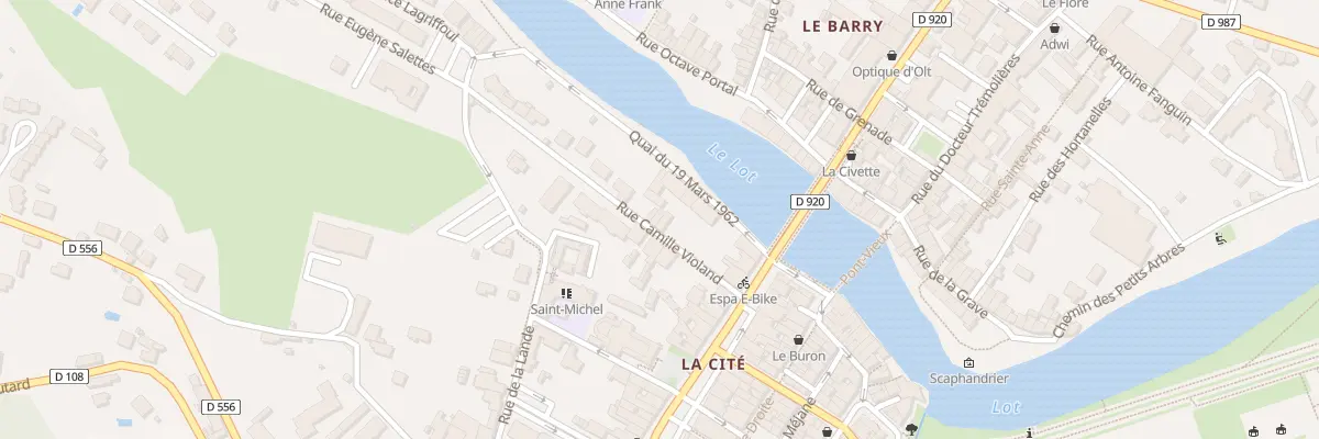 Plan du 8 Rue Camille Violand à Espalion