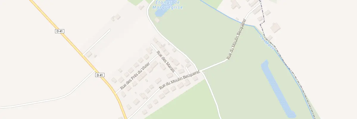 Plan du 36 Rue du Marais à Marquéglise