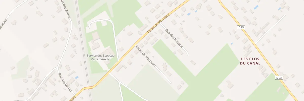 Plan du 257 Rue de Mormant à Amilly