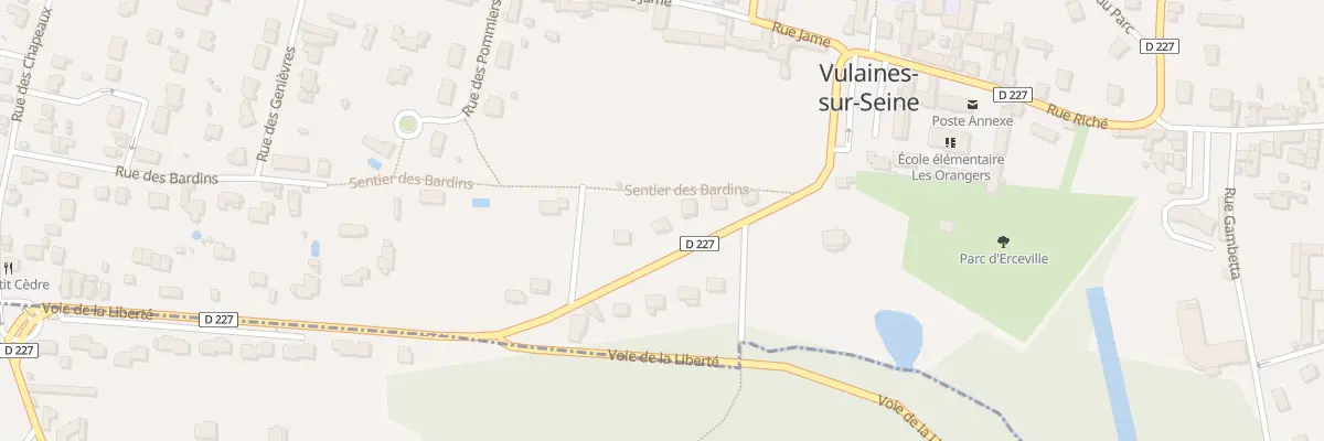 Plan du 9 Av de la Libération à Vulaines-sur-Seine