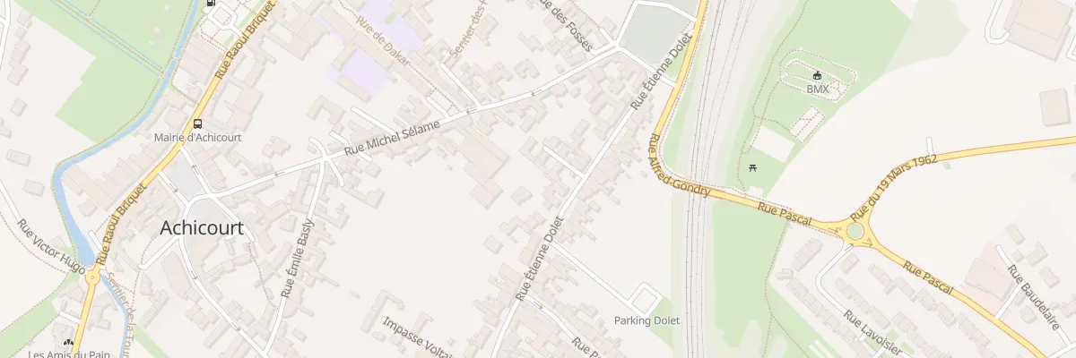 Plan du 22 Rue Etienne Dolet à Achicourt