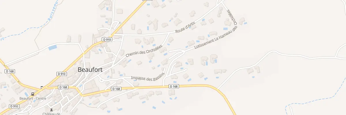 Plan du 8 Lot le Hameau des Orchidées à Beaufort