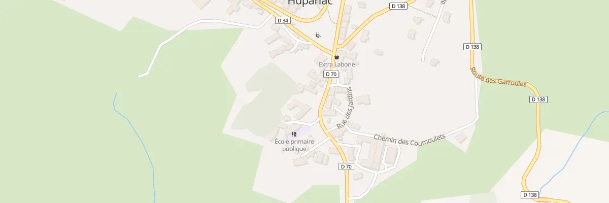 Plan du 5147 Huparlac à Huparlac