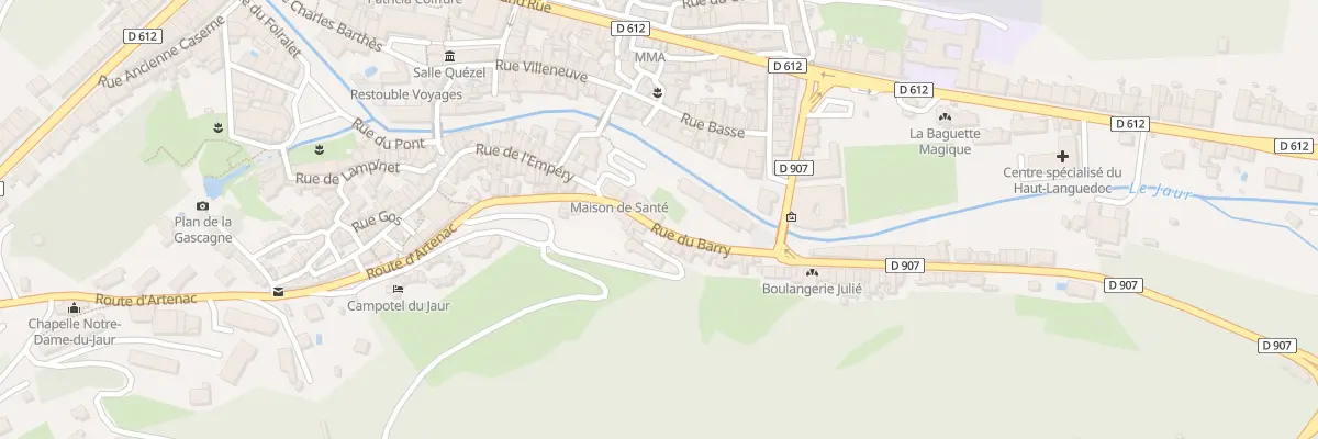 Plan du 5 Rue du Barry à Saint-Pons-de-Thomières