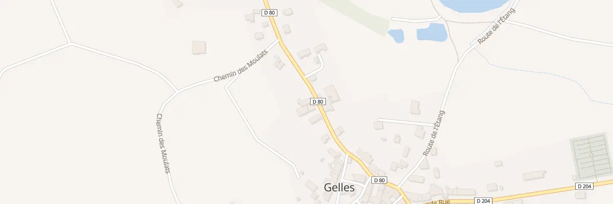Plan du 27 Rte des Quintins le Bourg à Gelles