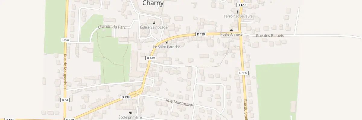 Plan du 3 Rle des Flameches à Charny