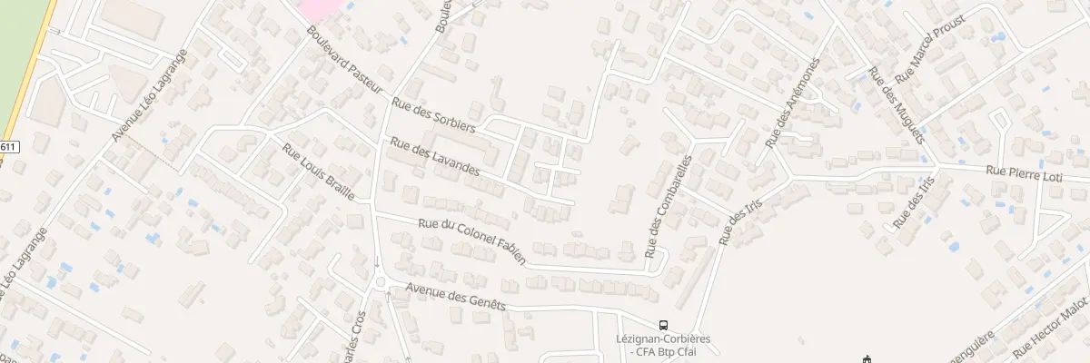 Plan du 16 Rue des Sorbiers à Lézignan-Corbières
