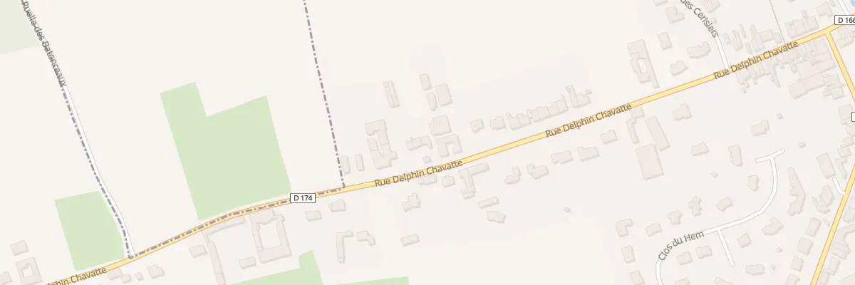 Plan du 78 Rue Delphin Chavatte à Laventie
