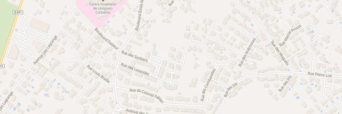Plan du 17 Rue des Sorbiers à Lézignan-Corbières