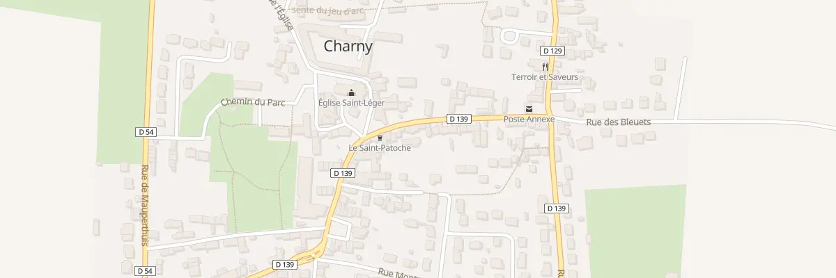 Plan du 34 Rue Vigne Croix à Charny