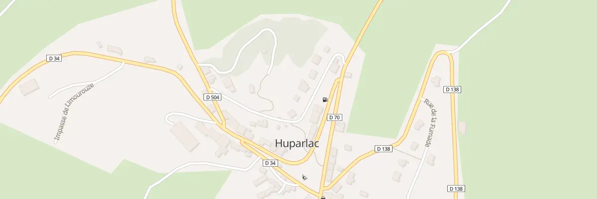 Plan du 5024B Huparlac à Huparlac