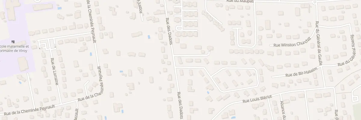 Plan du 544 Rue des Dadots à Amilly