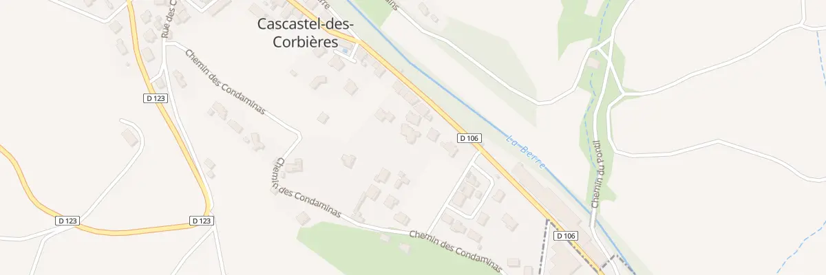 Plan du 60 Grand Rue à Cascastel-des-Corbières