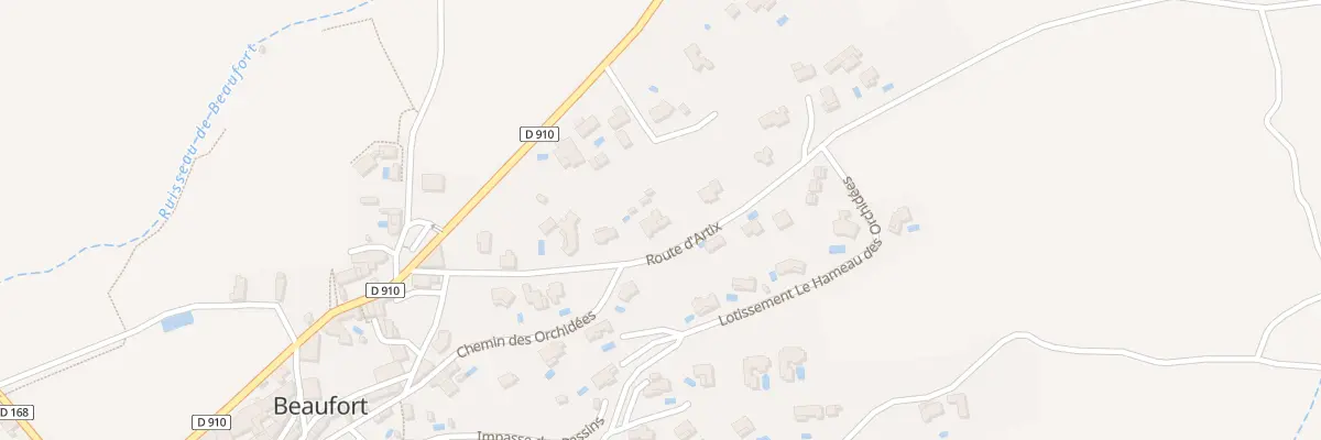 Plan du 7 Rte d’Artix à Beaufort
