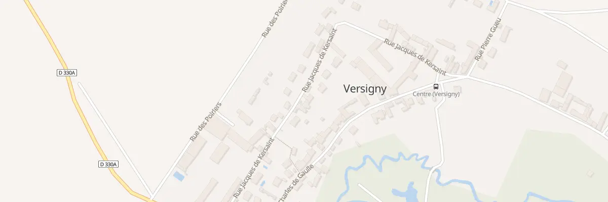 Plan du 216 Rue Jacques de Kersaint à Versigny