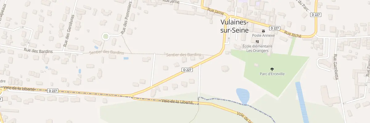 Plan du 11 Av de la Libération à Vulaines-sur-Seine