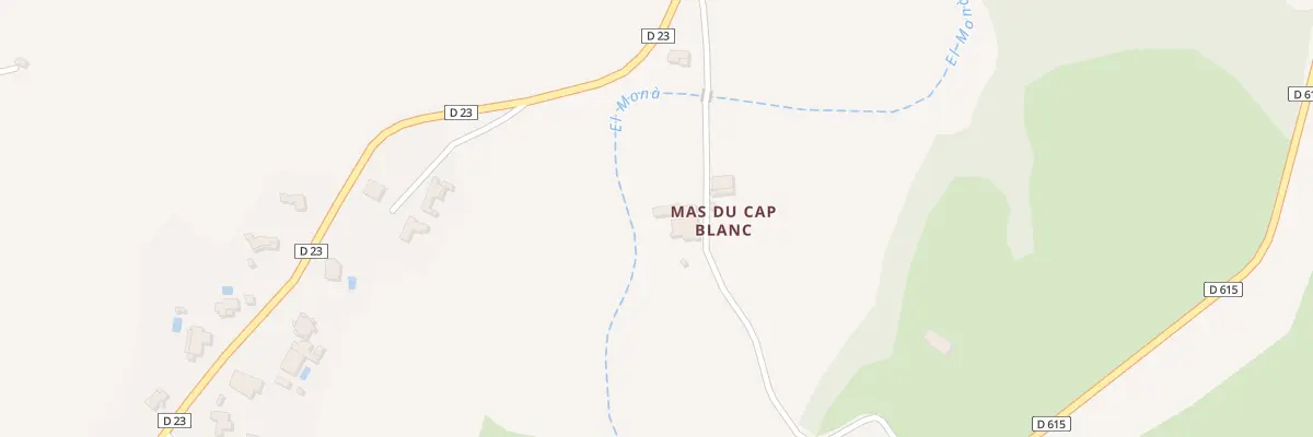 Plan du 5B Mas du Cap Blanc à Tordères