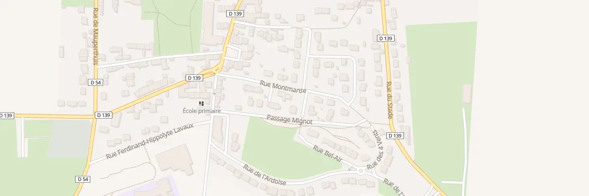 Plan du 8 Rue Montmartre à Charny
