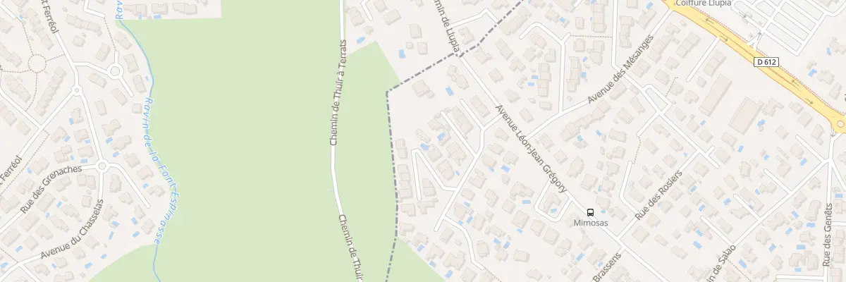 Plan du 20 Rue Edith Piaf à Llupia