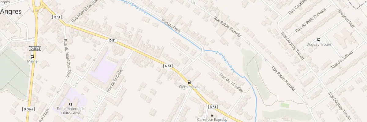 Plan du 10 Rue du Pont à Angres