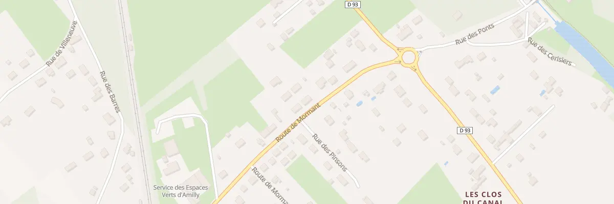 Plan du 164 Rue de Mormant à Amilly