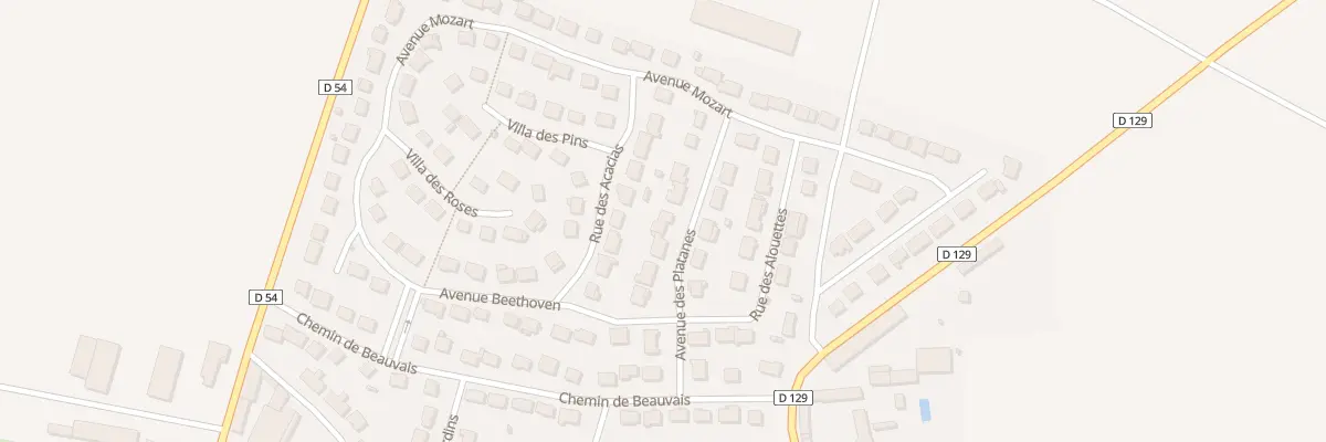 Plan du 11 Av des Platanes à Charny