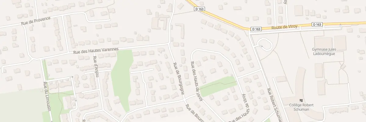 Plan du 236 Rue des Hauts de Viroy à Amilly