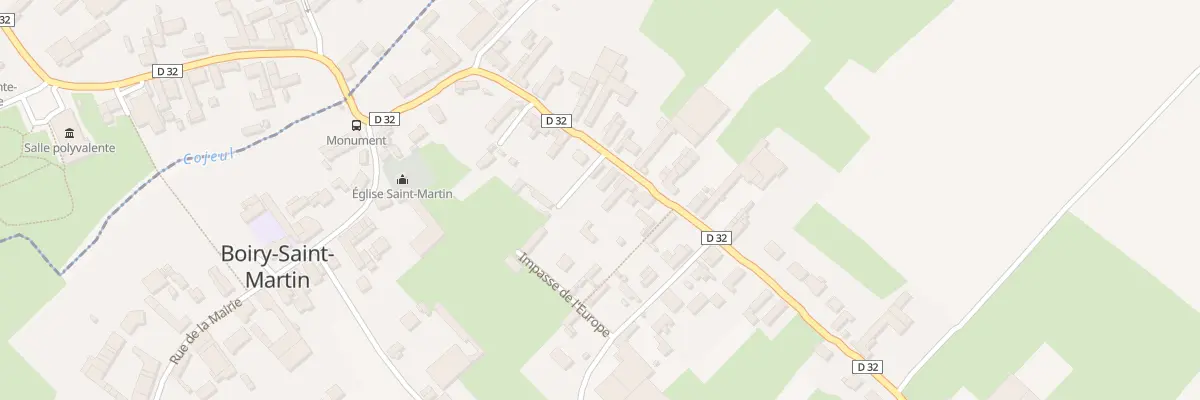 Plan du 22 Rue de Moyenneville à Boiry-Saint-Martin