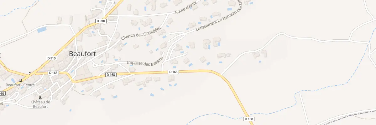 Plan du 15 Av Jean Moulin à Beaufort