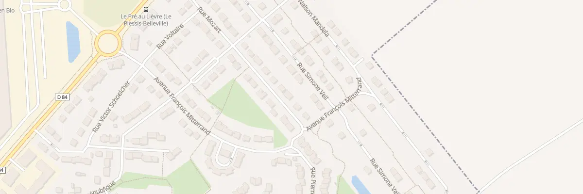 Plan du 38 Rue Pierre Mendès France au Plessis-Belleville