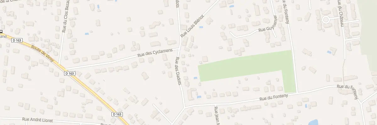 Plan du 242 Rue des Dadots à Amilly