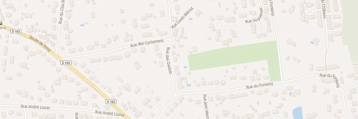 Plan du 228 Rue des Dadots à Amilly