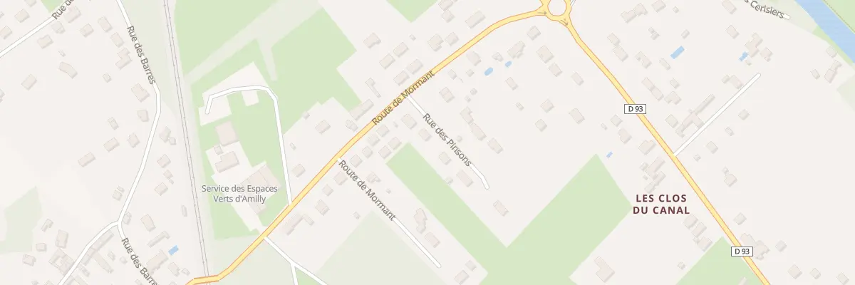 Plan du 46 Rue des Pinsons à Amilly