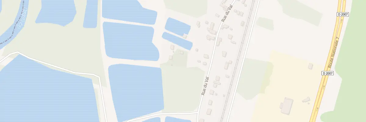 Plan du 46 Rue du Val à Fontenay-sur-Loing