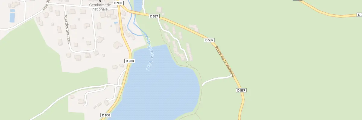 Plan du 5677 La Barene Ste Genevieve Su à Argences en Aubrac