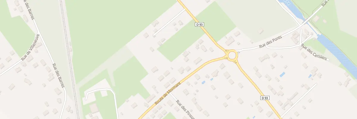 Plan du 828 Rte de Châtillon à Amilly