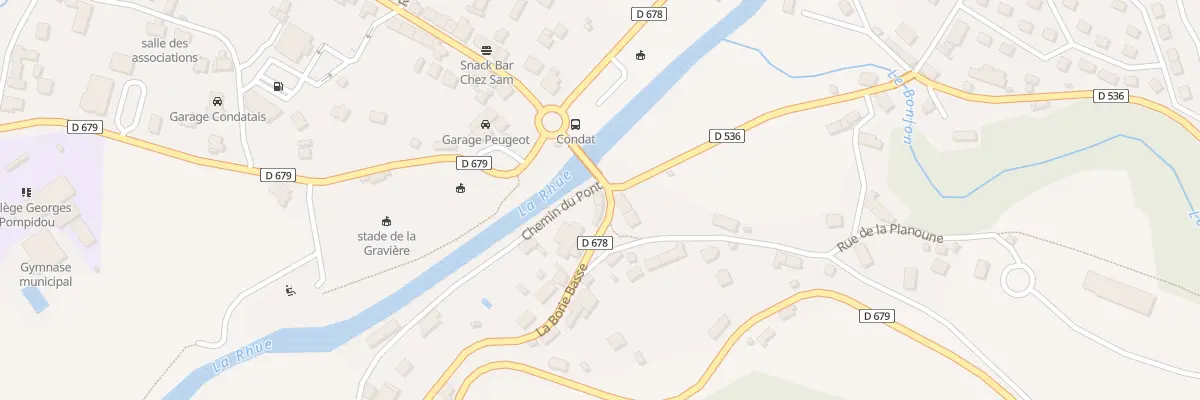 Plan du 2 La Borie Basse à Condat