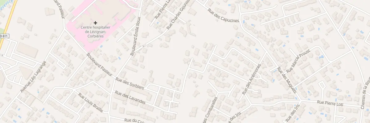 Plan du 25 Rue des Sorbiers à Lézignan-Corbières