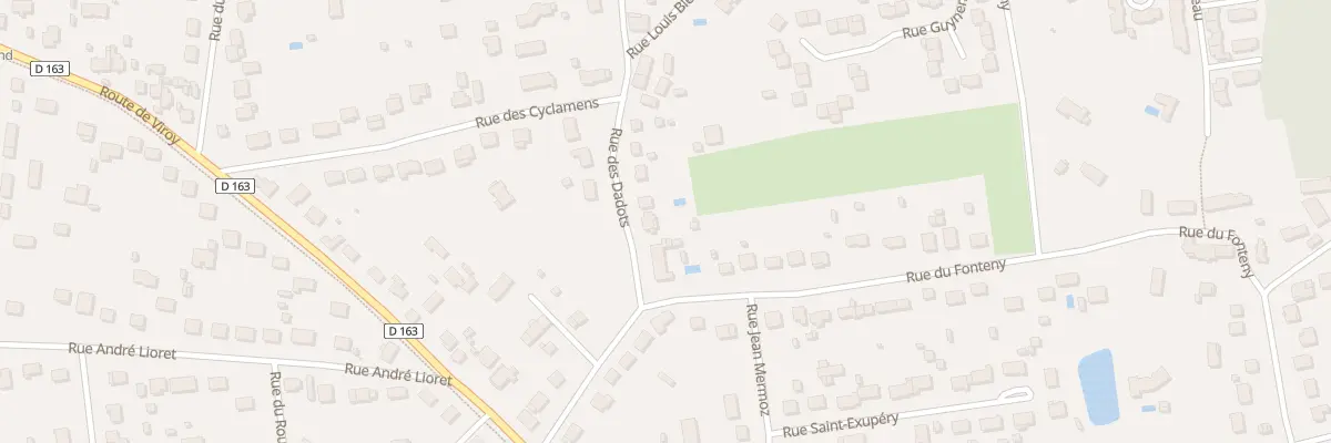 Plan du 186 Rue des Dadots à Amilly