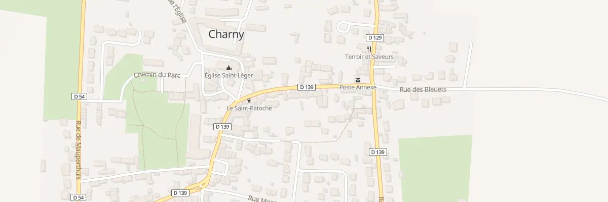 Plan du 40 Rue Vigne Croix à Charny