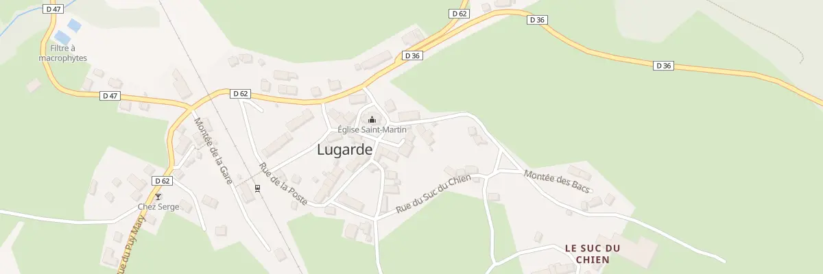 Plan du 5147 Le Bourg à Lugarde