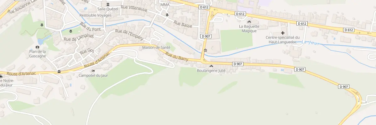 Plan du 20 Rue du Barry à Saint-Pons-de-Thomières
