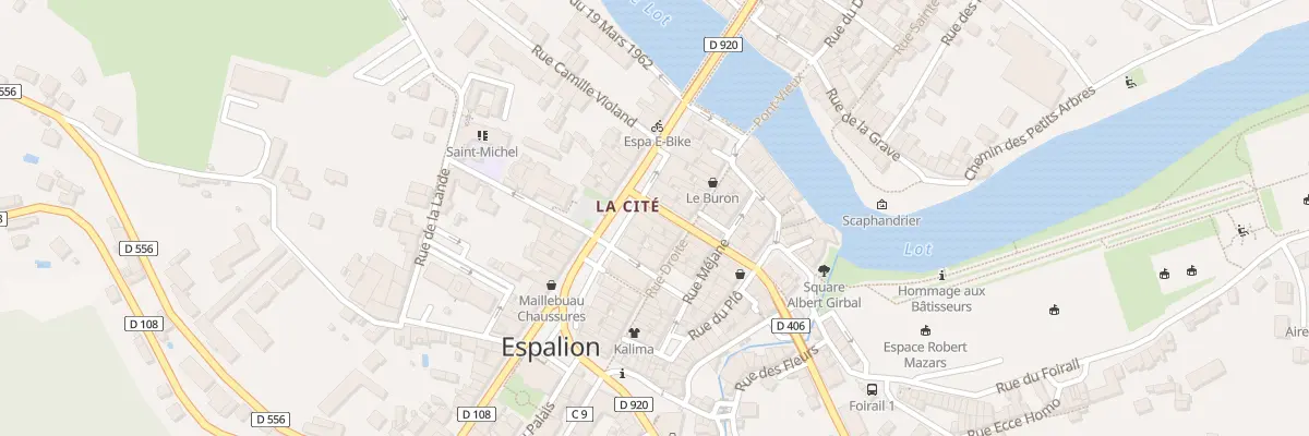 Plan du 2 Av de la Gare à Espalion