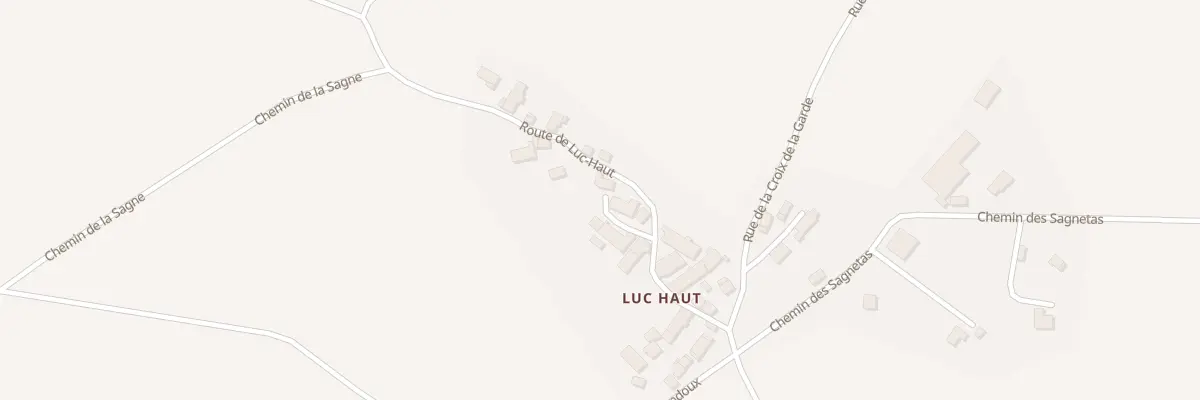 Plan du 5157 Luc Haut à Perpezat
