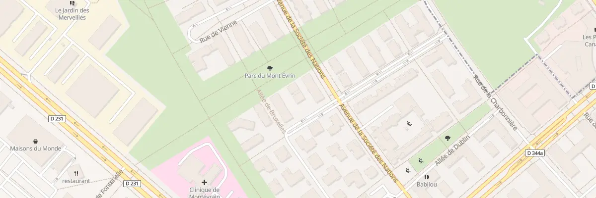 Plan du 21 Rue de Bruxelles à Montévrain