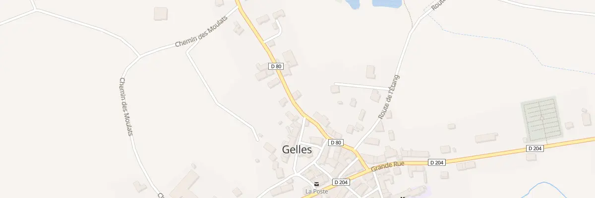 Plan du 12 Rte des Quintins le Bourg à Gelles