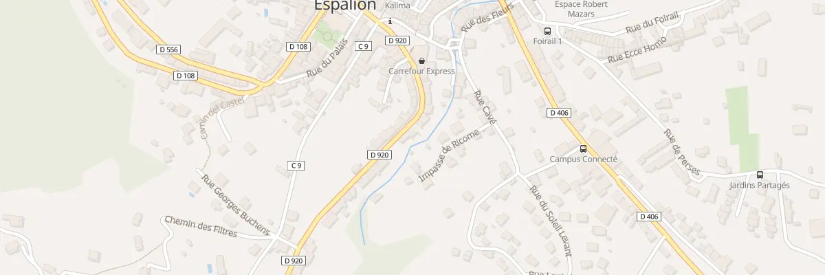 Plan du 15 Av de Calmont à Espalion