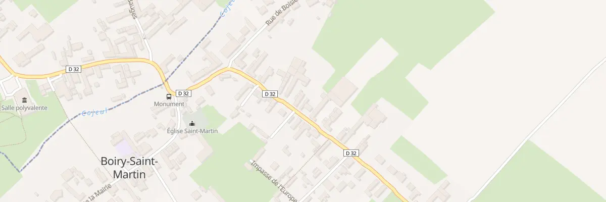 Plan du 15 Rue de Moyenneville à Boiry-Saint-Martin